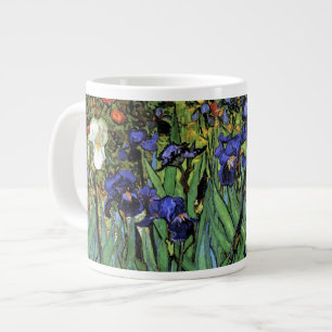 Irises (F608) Van Gogh Fine Art Jumbo-Tasse