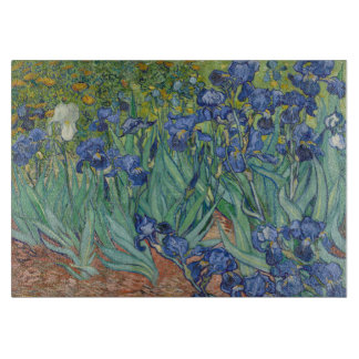 Irises, Floral Oil Painting, Vincent Van Gogh Schneidebrett