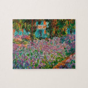 Irises Monet Garden Giverny Blume Puzzle