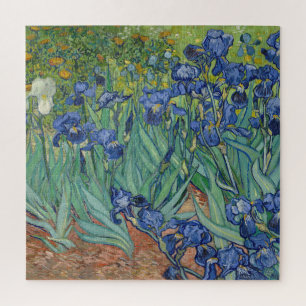 Irises Vincent Van Gogh art for kids Puzzle