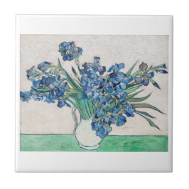 "IRISES" VINCENT VAN GOGH ART KERAMIK TITEL FLIESE