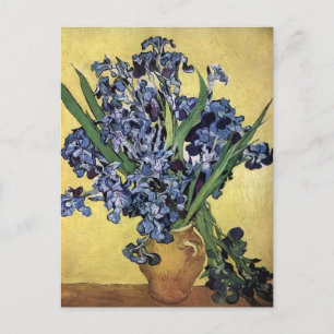 Irises Vincent van Gogh Artwor Feiertagspostkarte