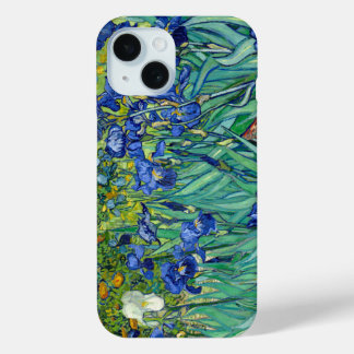 Irises Vincent van Gogh Blume Field Painting Art iPhone 15 Hülle