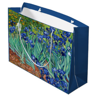 Irises Vincent van Gogh Blume Kunstmalerei Große Geschenktüte