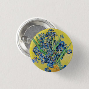 Irises Vincent van Gogh Button