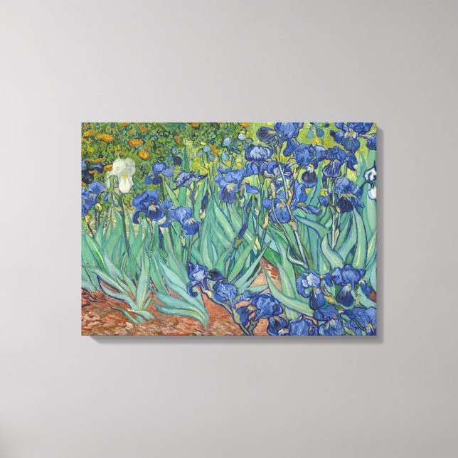 IRISES VINCENT VAN GOGH Canvas Print Leinwanddruck (Vorderseite)
