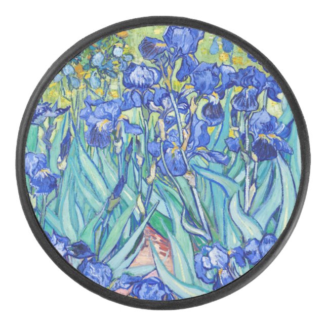 Irises Vincent van Gogh Eishockey Puck (Vorderseite)