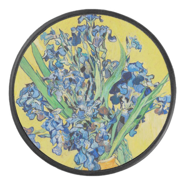 Irises Vincent van Gogh Eishockey Puck (Vorderseite)