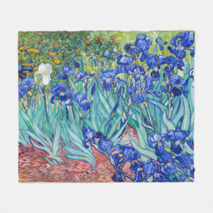 Irises Vincent van Gogh Fleecedecke