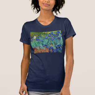 Irises Vincent van Gogh Floral Vintage Painting T-Shirt