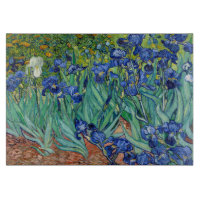 Irises Vincent van Gogh Gemälde Cutting Board