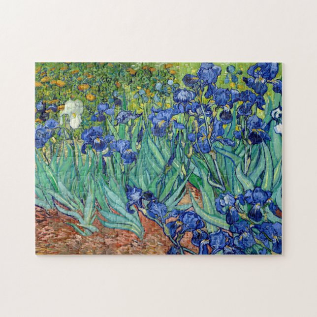 Irises Vincent van Gogh Gemälde Puzzle (Horizontal)