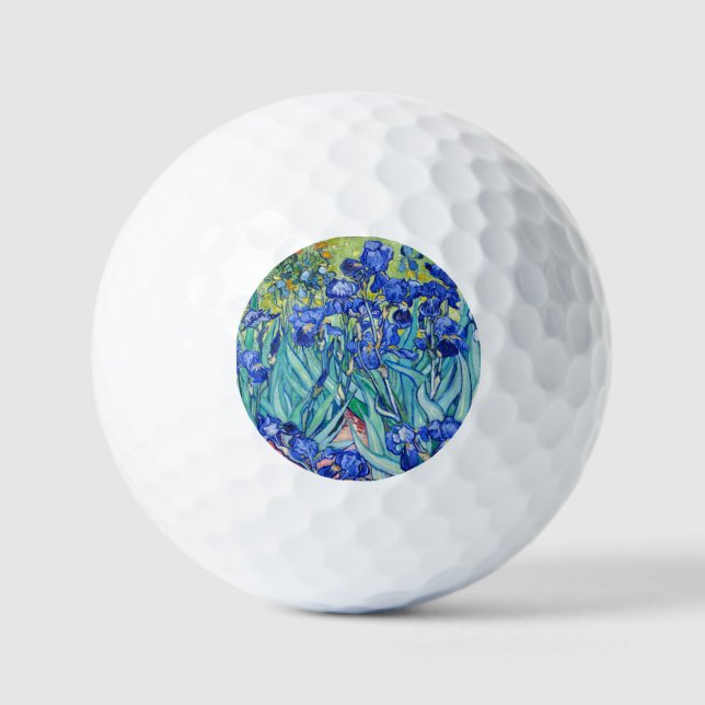 Irises Vincent van Gogh Golfball (Vorderseite)