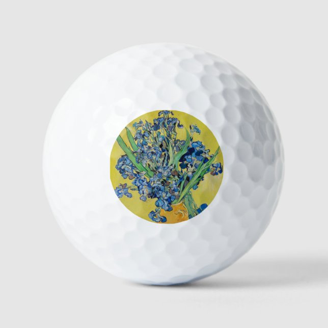 Irises Vincent van Gogh Golfball (Vorderseite)