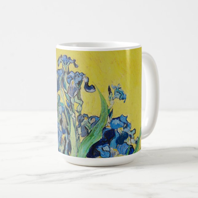 Irises Vincent van Gogh Kaffeetasse (VorderseiteRechts)