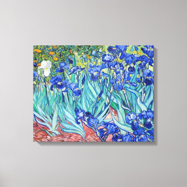 Irises Vincent van Gogh Leinwanddruck (Vorderseite)