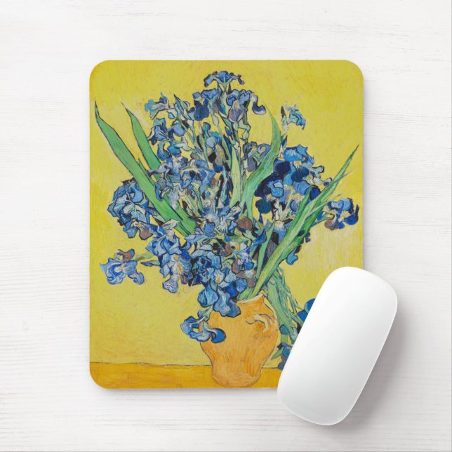 Irises Vincent van Gogh Mousepad (Mit Mouse)