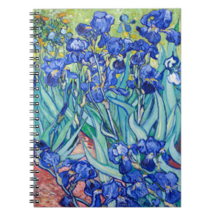 Irises Vincent van Gogh Notizblock
