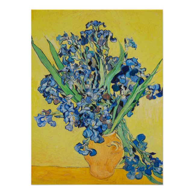 Irises Vincent van Gogh Poster (Vorderseite)