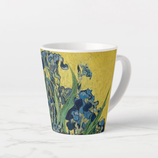 Irises-Vincent van Gogh Small Milchtasse (Rechte Ecke)