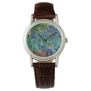 Irises Vincent van Gogh Vintage Malerei Armbanduhr