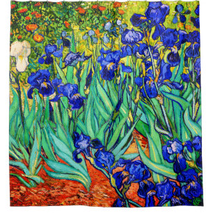 Irises von Vincent Van Gogh Duschvorhang