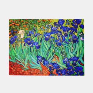 Irises von Vincent Van Gogh Fußmatte