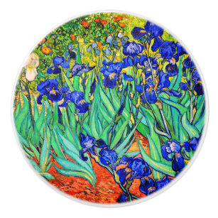 Irises von Vincent Van Gogh Keramikknauf