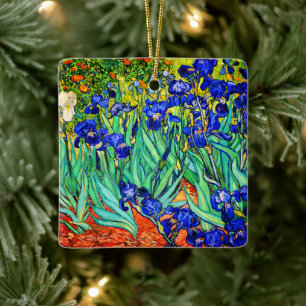 Irises von Vincent Van Gogh Keramikornament