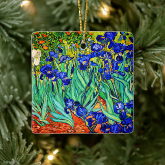 Irises von Vincent Van Gogh Keramikornament