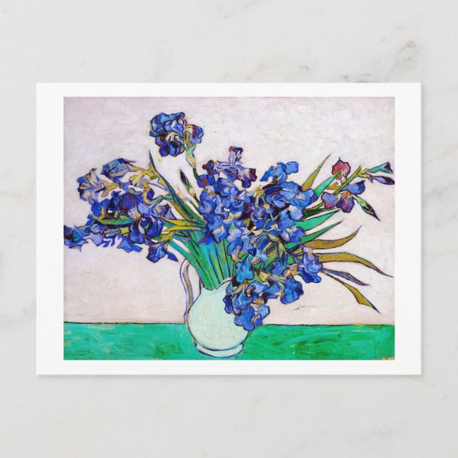 Irises von Vincent Van Gogh Postkarte (Vorderseite)