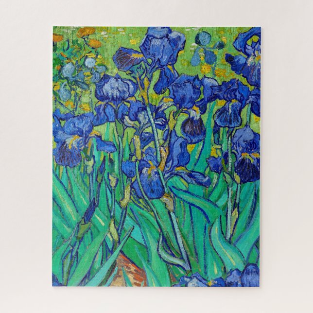Irises von Vincent Van Gogh Puzzle (Vertikal)