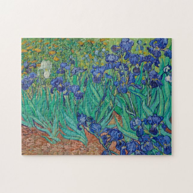 Irises von Vincent Van Gogh Puzzle (Horizontal)