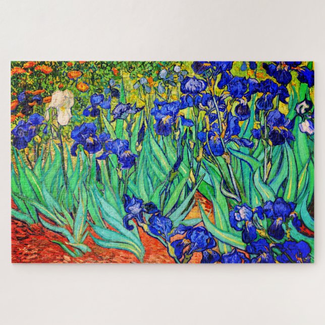 Irises von Vincent Van Gogh Puzzle (Horizontal)