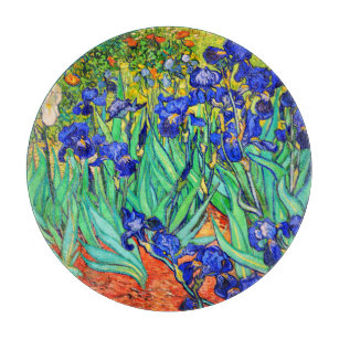 Irises von Vincent Van Gogh Schneidebrett