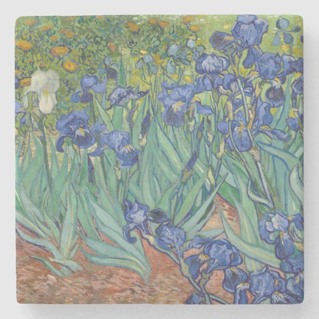 Irises von Vincent Van Gogh Steinuntersetzer (Vorderseite)