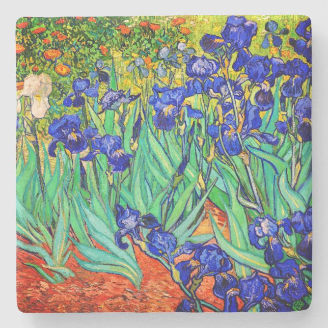 Irises von Vincent Van Gogh Steinuntersetzer (Vorderseite)