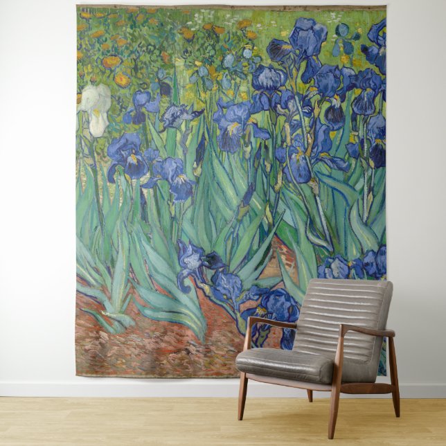 Irises von Vincent Van Gogh Wandteppich (Beispiel)