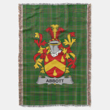 Irish Abbott Coat of Arms Familienwappen Irland