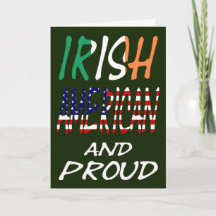 Irish American and Proud gccnt Karte