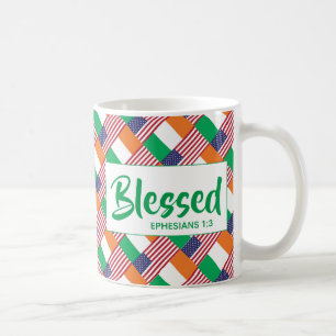 Irish-American BLESSED Kaffeetasse