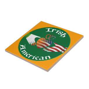 Irish American Claddagh Tile Fliese
