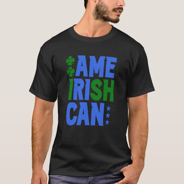 Irish American Family Roots Ireland Us Usa America T-Shirt (Vorderseite)