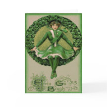 Irish American Flag Harp of Erin Kleeblatt