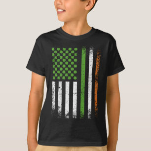 Irish American Flag Ireland Flag Junge T-Shirt