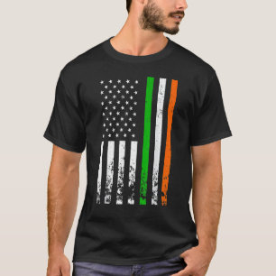 Irish American Flag Ireland Flag Men St Pats T-Shirt