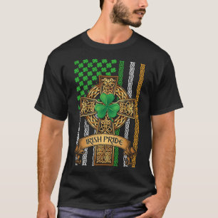 Irish American Flag Ireland Flag St Patrick Day Cr T-Shirt