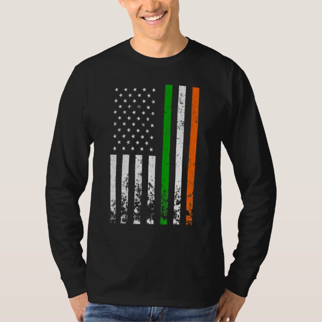 Irish American Flag Ireland Flag ST PATRICKS DAY G T-Shirt (Vorderseite)