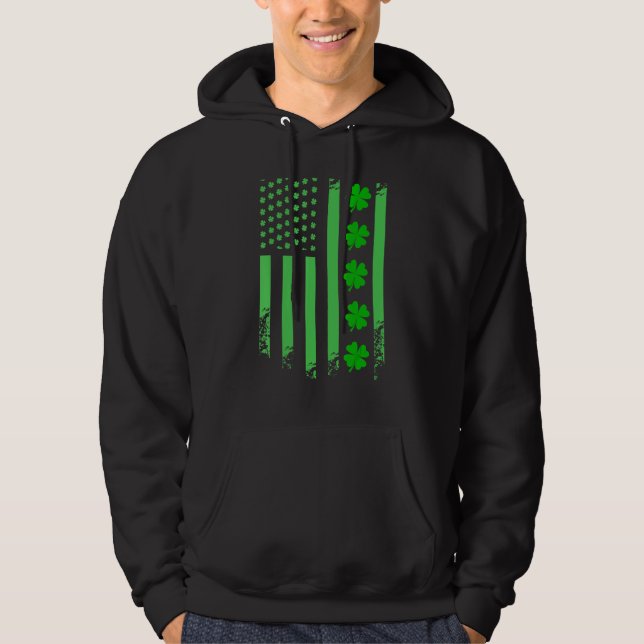 Irish American Flag Ireland Flag St Patricks Day L Hoodie (Vorderseite)