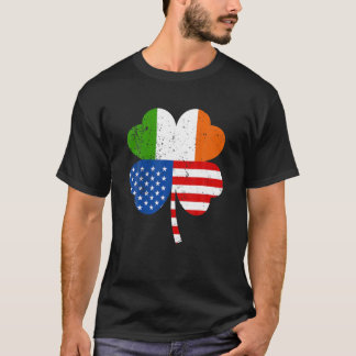 Irish American Flag Ireland Flag St Patrick's Day T-Shirt